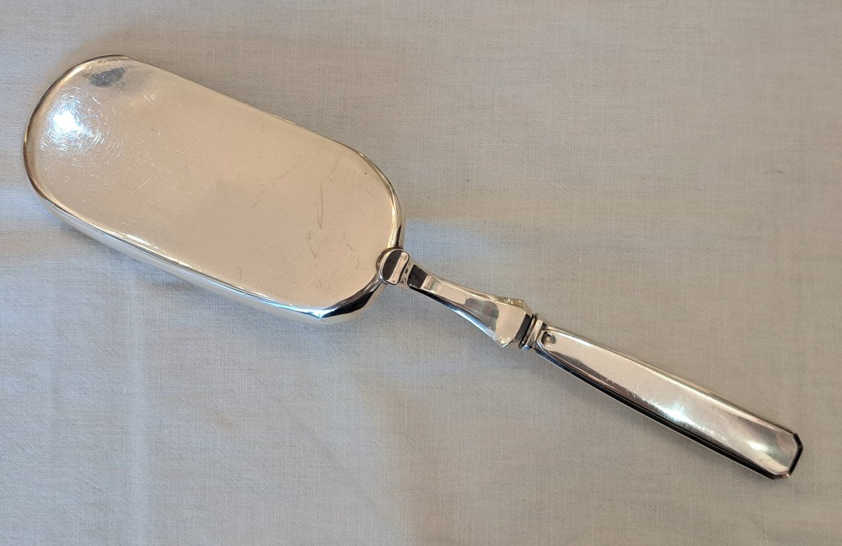 Keller Frères Art Déco Silver Table Shovel Crumb Collector -photo-2