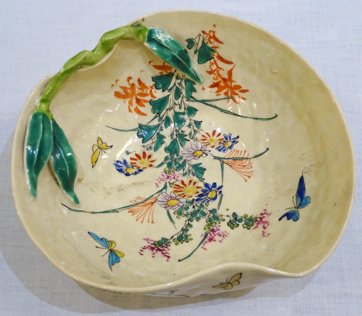 19th Century Banko Japan Ceramic Cup-photo-2