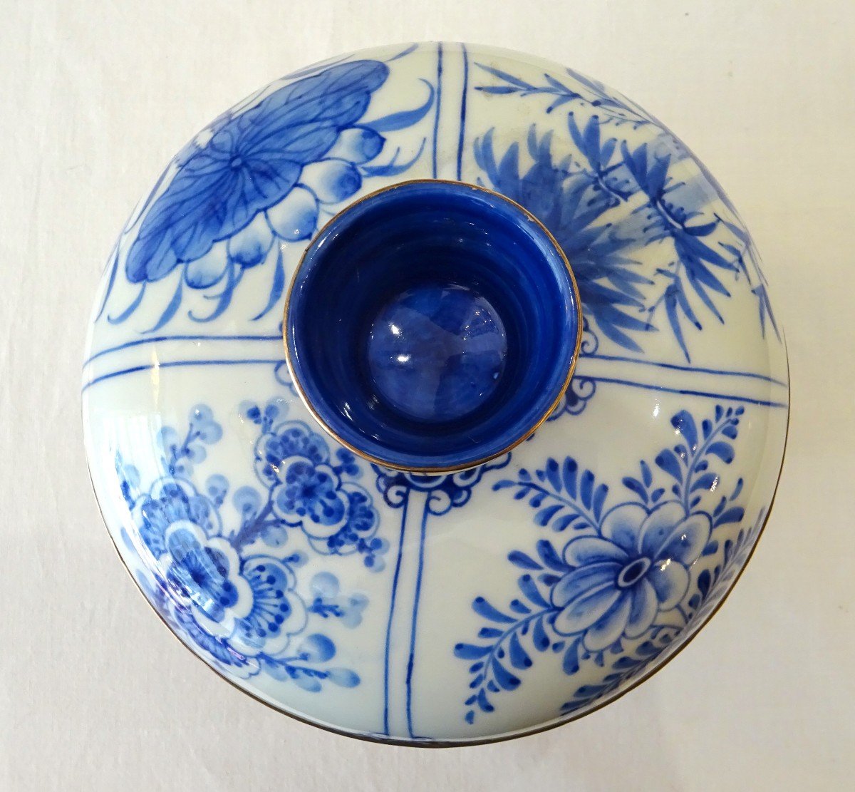 Pot à gingembre en porcelaine "bleu et blanc" de Chine -photo-2