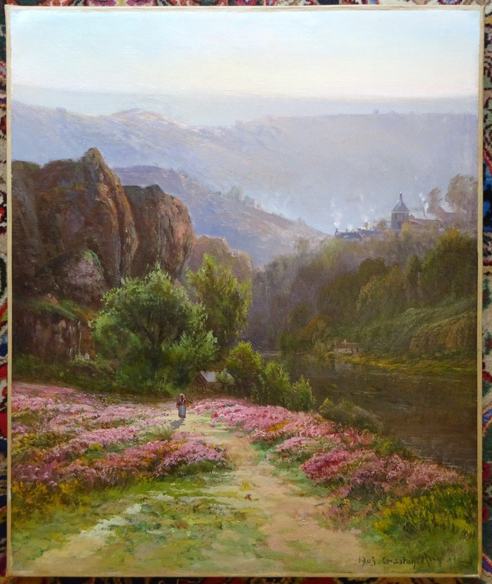 Landscape With Heathers – Gaston Anglade