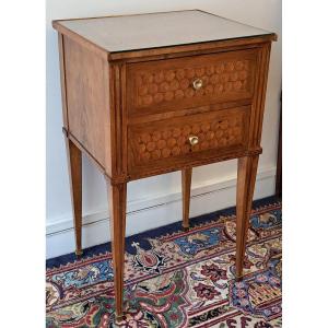 19th Century Marquetry Chiffonniere Table