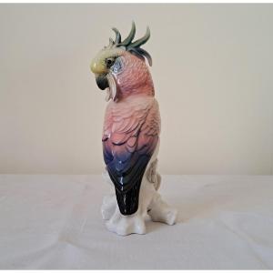 Karl Ens German Porcelain Parrot