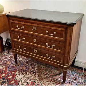 Small Louis XVI Style Mahogany Chest Of Drawers