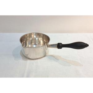 19th Century Solid Silver Saucepan