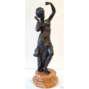 Sculpture en bronze Art Nouveau la Danseuse signée Moreau