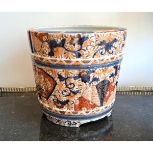 Cache-Pot Jardinière en porcelaine Imari