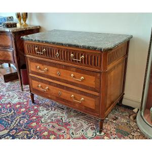 Louis XVI Marquetry Chest Of Drawers