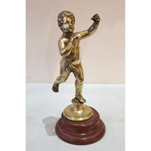 Putto Amour Enfant Angelot  en bronze doré d’époque Empire