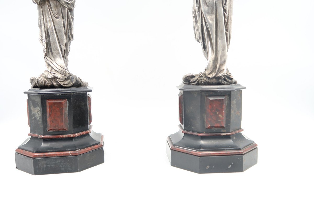 Centre De Table Cariatides En Bronze Présentoirs serviteur-photo-2