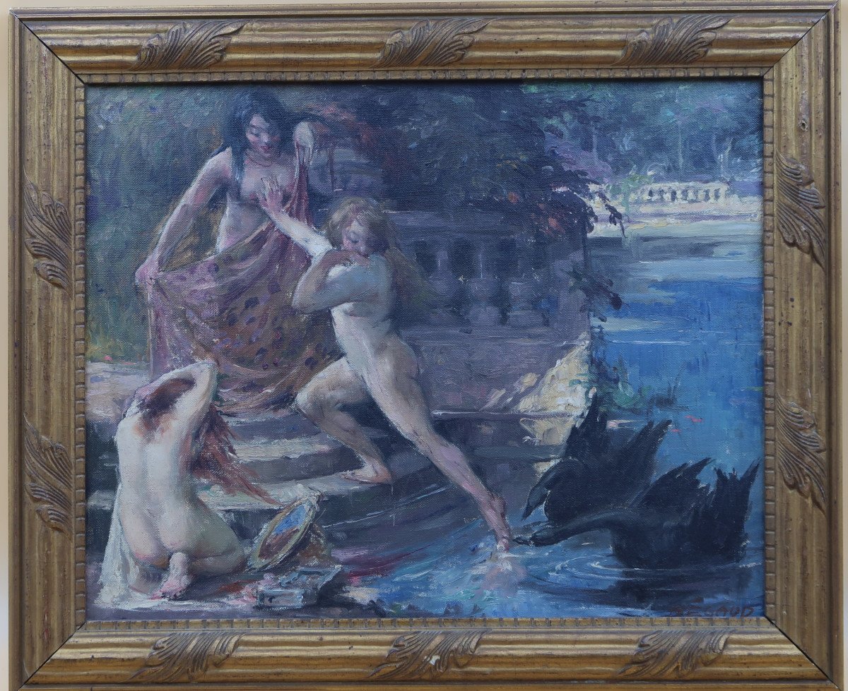 Albert Bégaud The Bathers Painting 