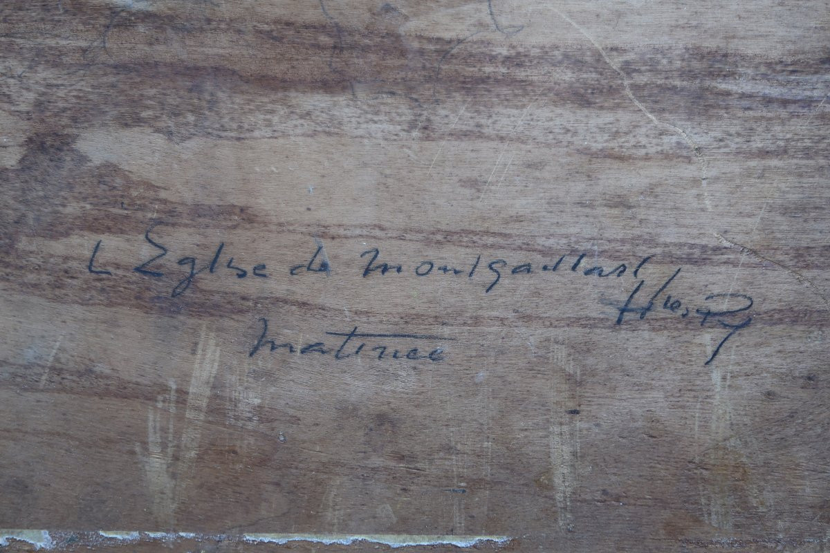 Landscape Painting Of The Pyrenees By André Marestan, 1933 . Mountains -photo-3