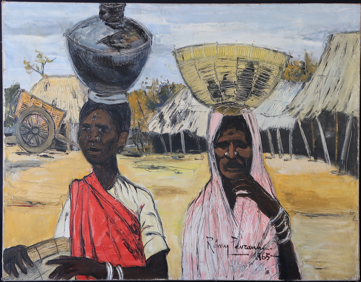 Rémy Peyranne African Village 1965