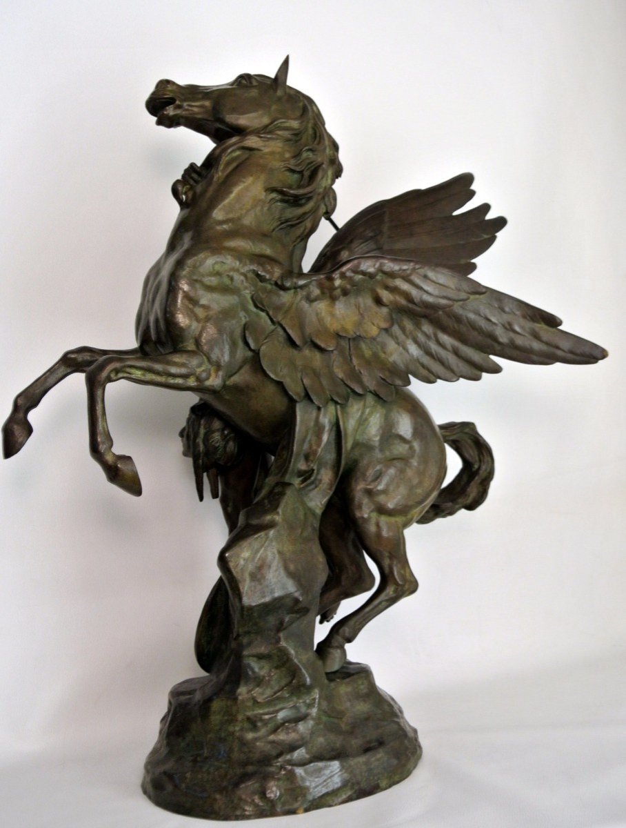 Perseus And Pegasus Large Group In Bronze-photo-1