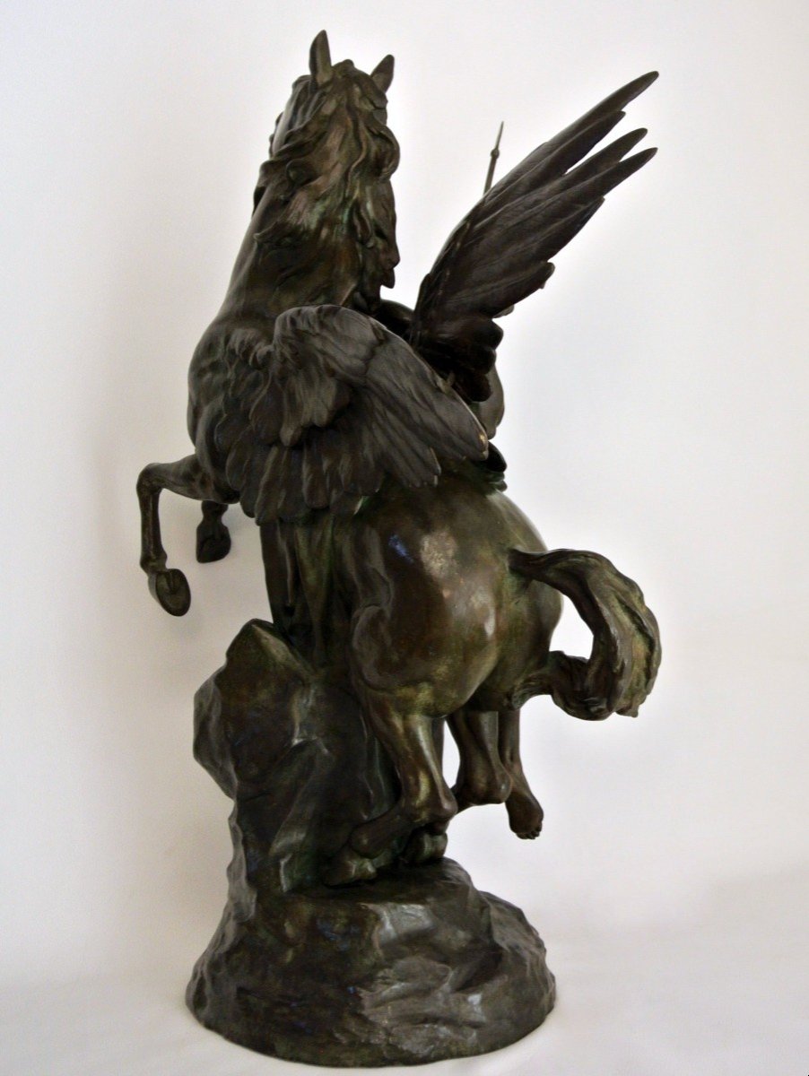 Perseus And Pegasus Large Group In Bronze-photo-2