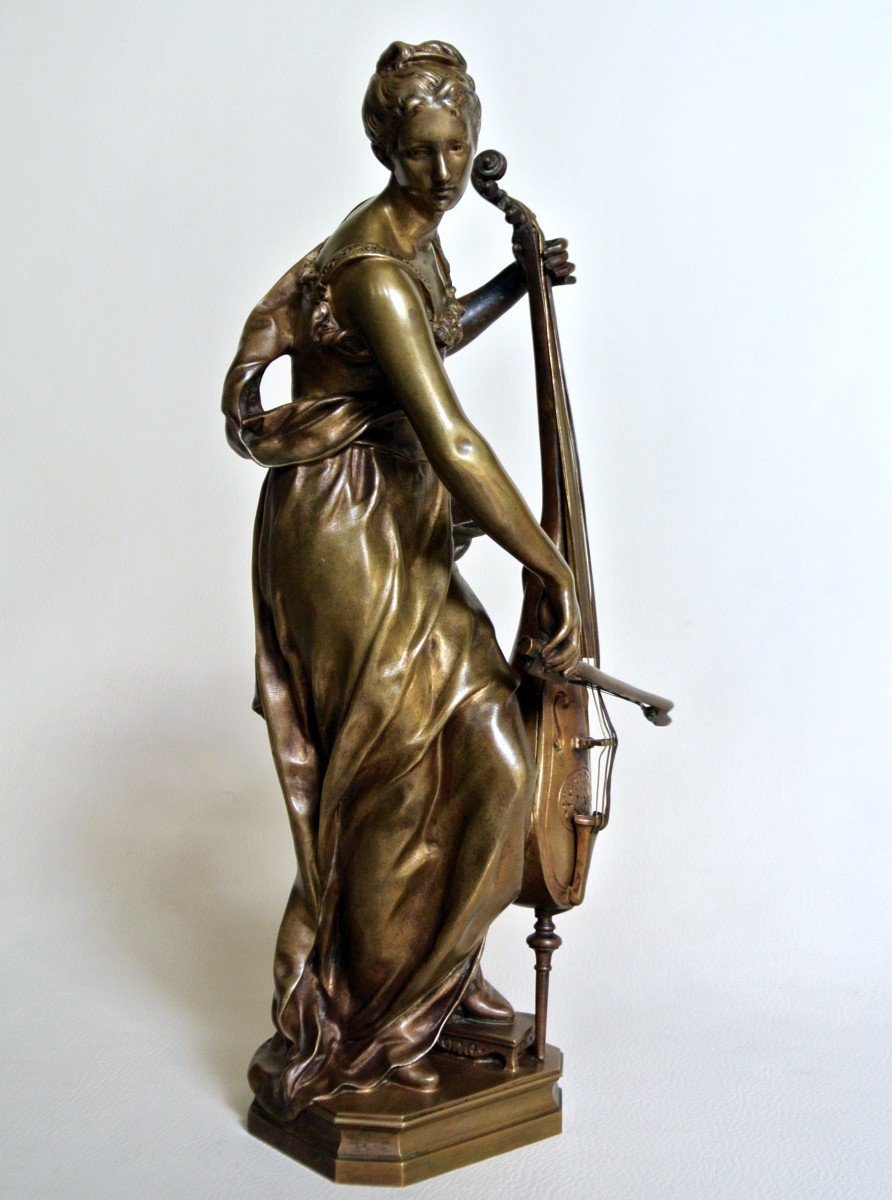 "Violoncelliste" d'après Ernest Barrias-photo-5