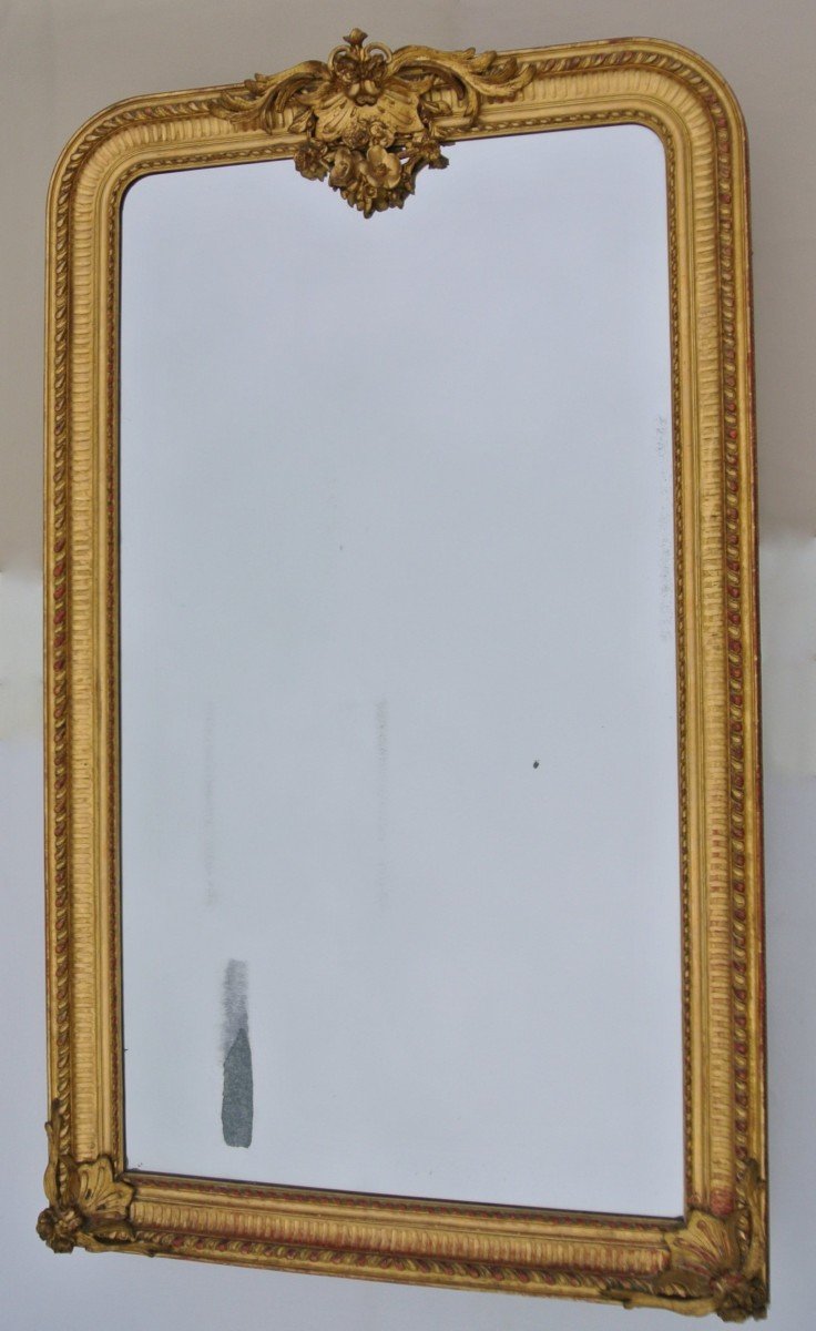 Large XIXth Mirror-photo-2