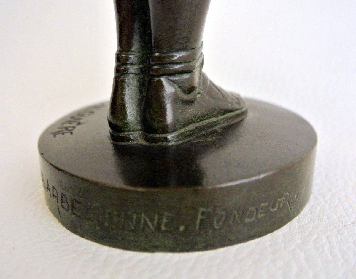 "Phryné" statuette en bonze d'Alexandre Falguière-photo-8