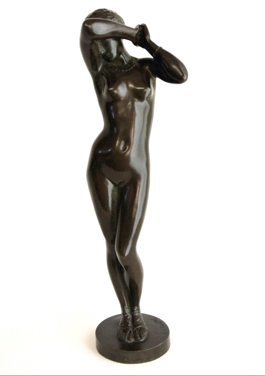"Phryné" statuette en bonze d'Alexandre Falguière