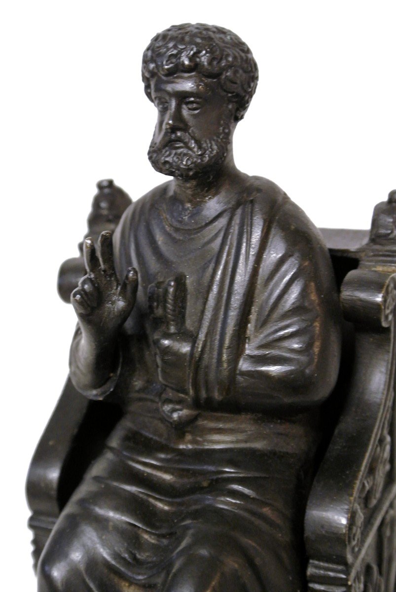 Statuette Of Saint Peter After Arnolfo Di Cambio-photo-2