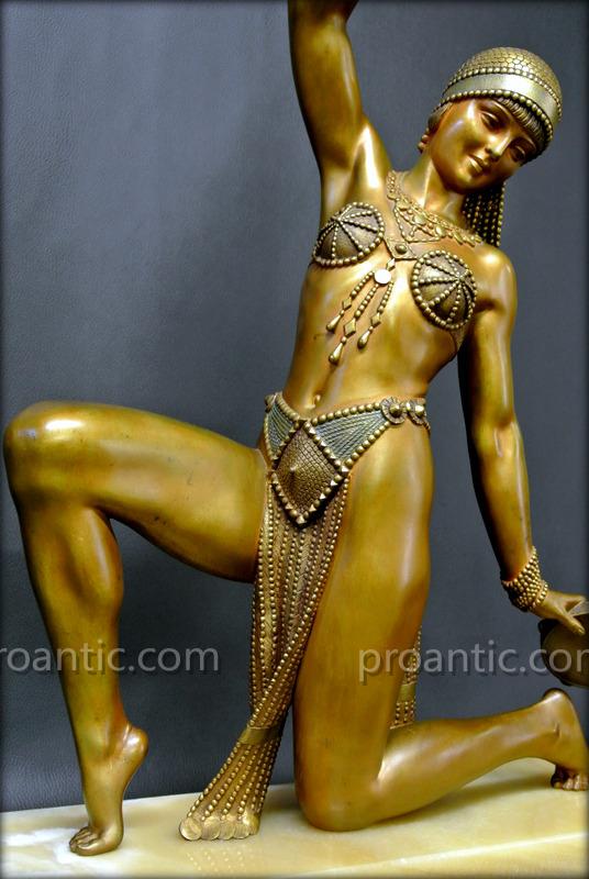 Danseuse En Bronze Signée Chiparus