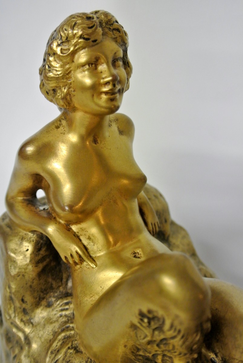 Couple de faunes Joe Descomps 1869/1950-photo-4