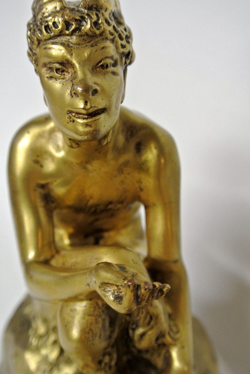 Couple de faunes Joe Descomps 1869/1950-photo-8