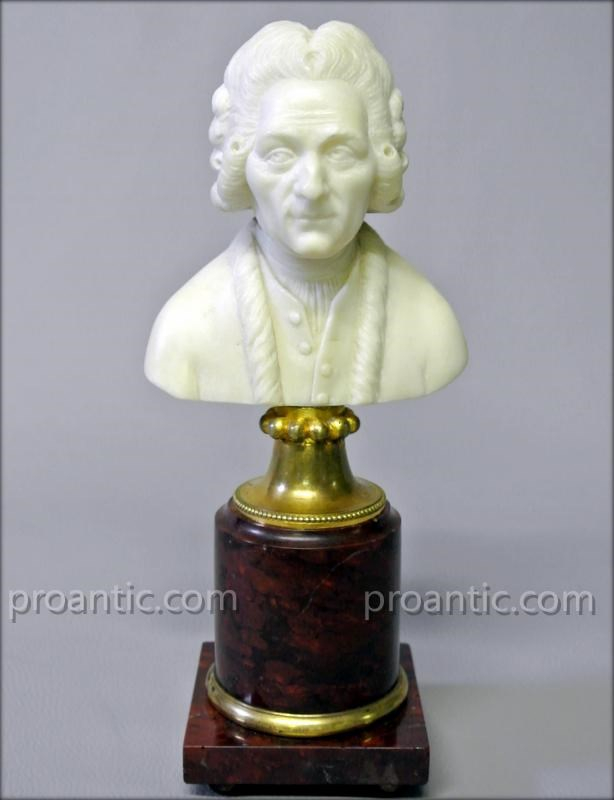 Small Bust Antique Marble Nineteenth