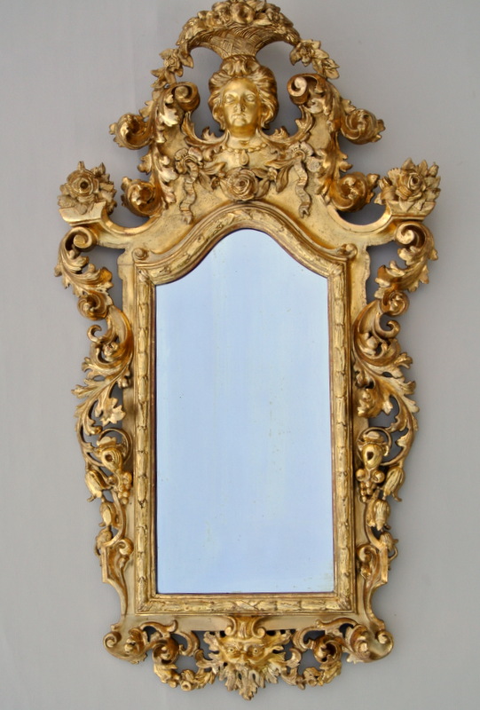 Miroir "Au visage" du début XIXème