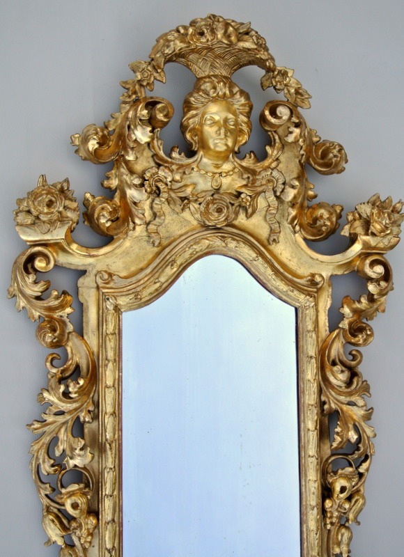 Miroir "Au visage" du début XIXème-photo-2