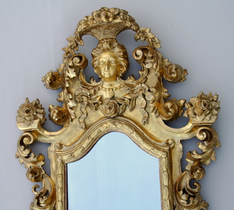 Miroir "Au visage" du début XIXème-photo-4