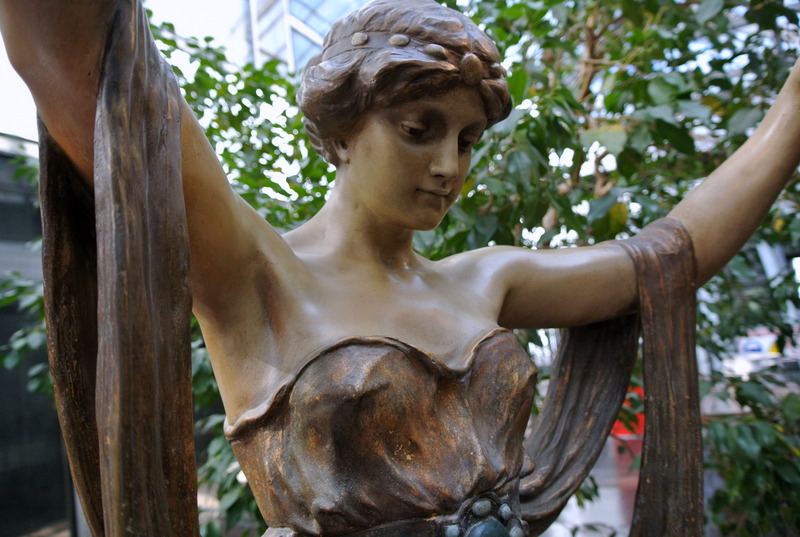 Terracotta Statue Art-nouveau Era Of Goldscheider-photo-6