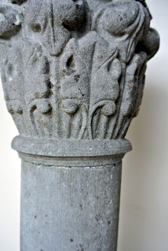 Pair Of Volvic Stone Columns-photo-1