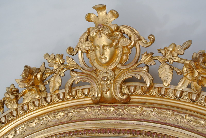 Miroir Napoléon III (Grand modèle)-photo-5