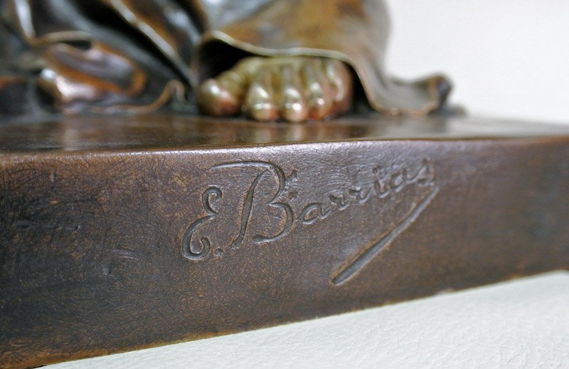 Statue Signed Barrias-photo-4