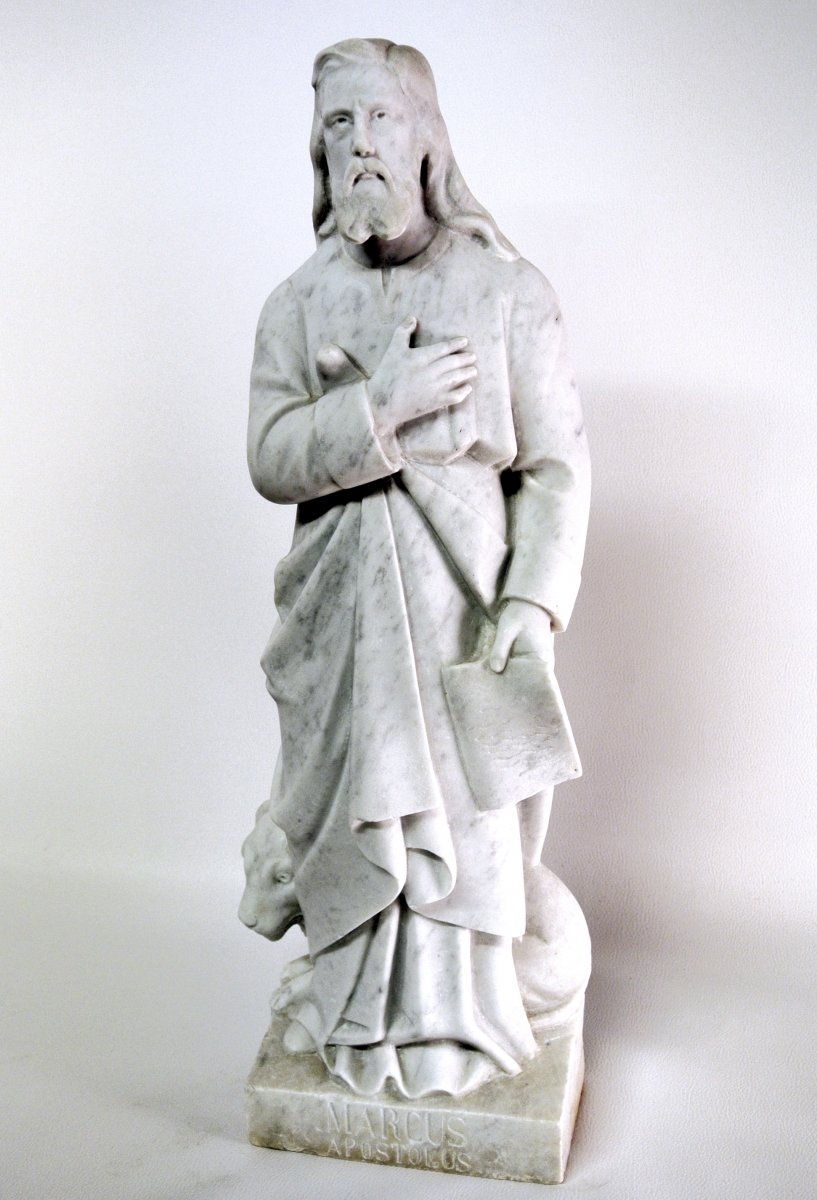 Saint Mark, Marble Sculpture