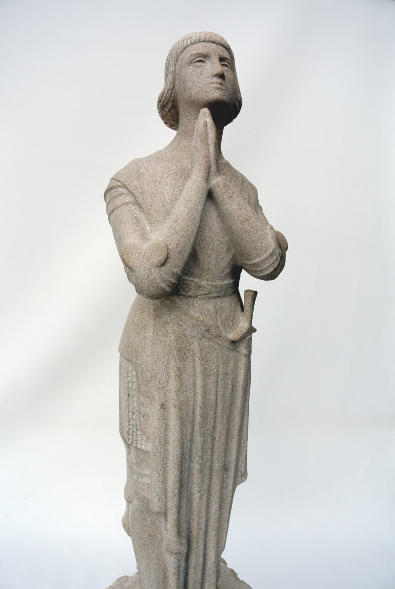 "joan Of Arc" Sculpture By Georges Salendre-photo-4