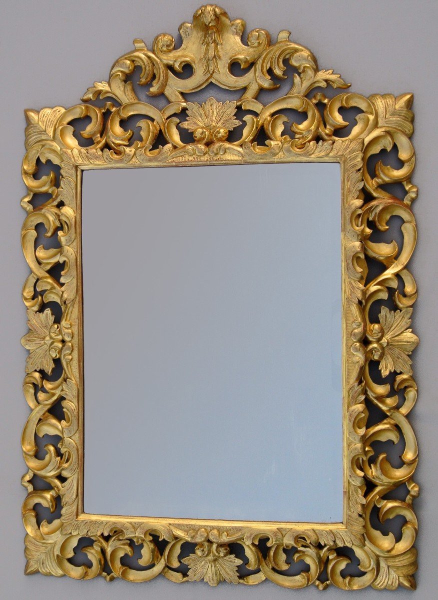 Miroir d'époque Napoléon III 