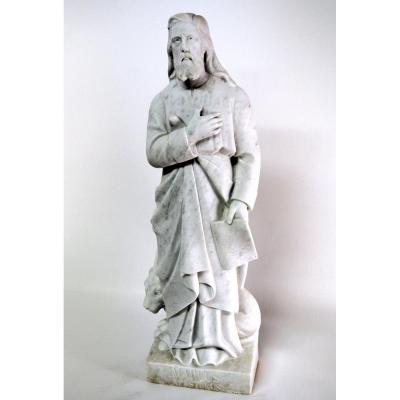 Saint Marc, Sculpture En Marbre