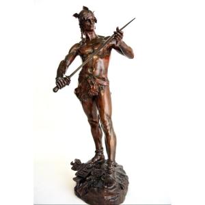 Statue en bronze d'André Massoulle