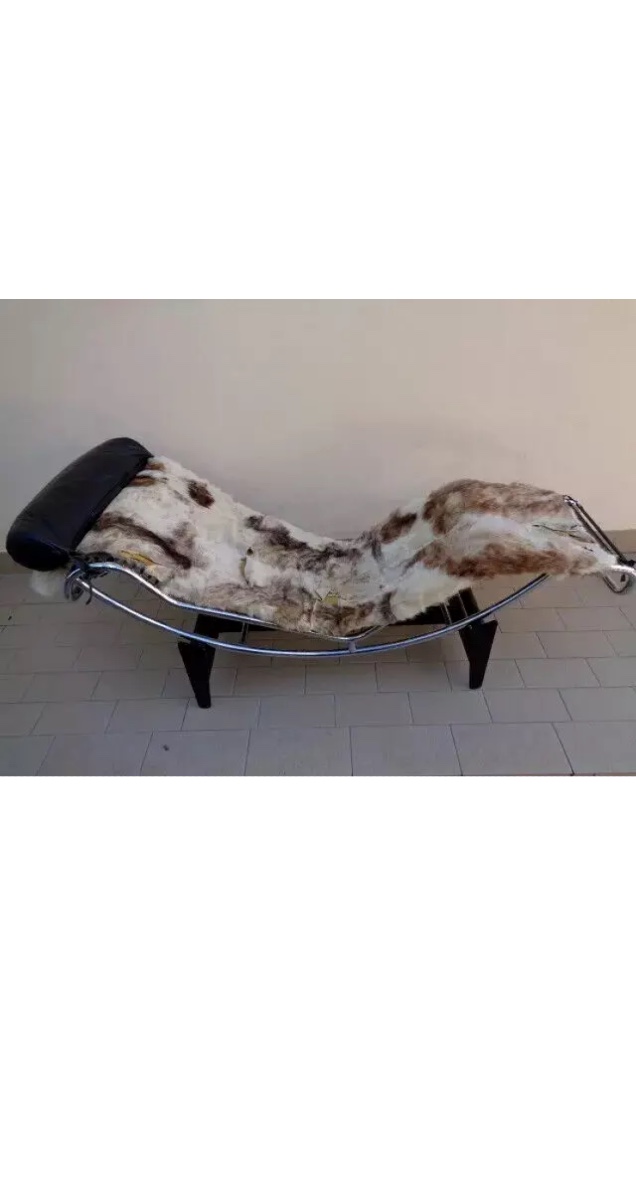Chaise long le corbusier pour cassina lc4