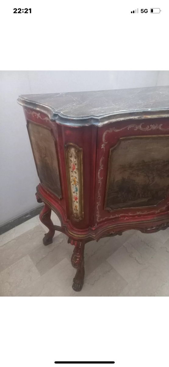 Laquered Sideboard Venose XX Century-photo-4