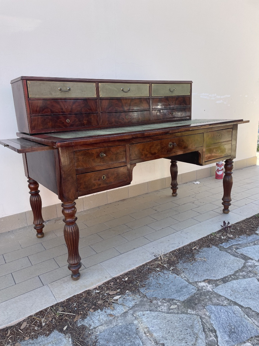 Bureau charles X acajou-photo-1