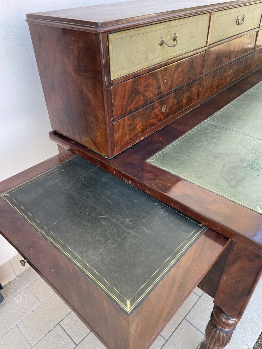 Bureau charles X acajou-photo-3