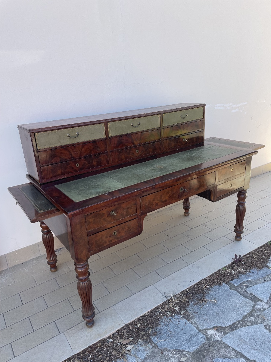 Bureau charles X acajou