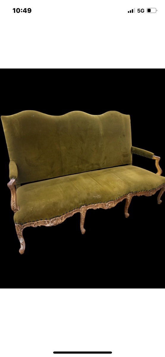 Salon en bois dore regence-photo-4