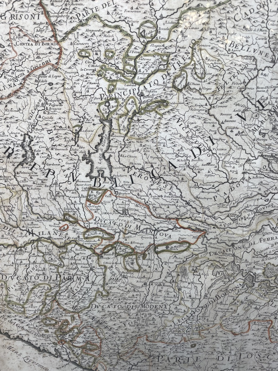 Geographical Map Nord Est Italy-photo-2