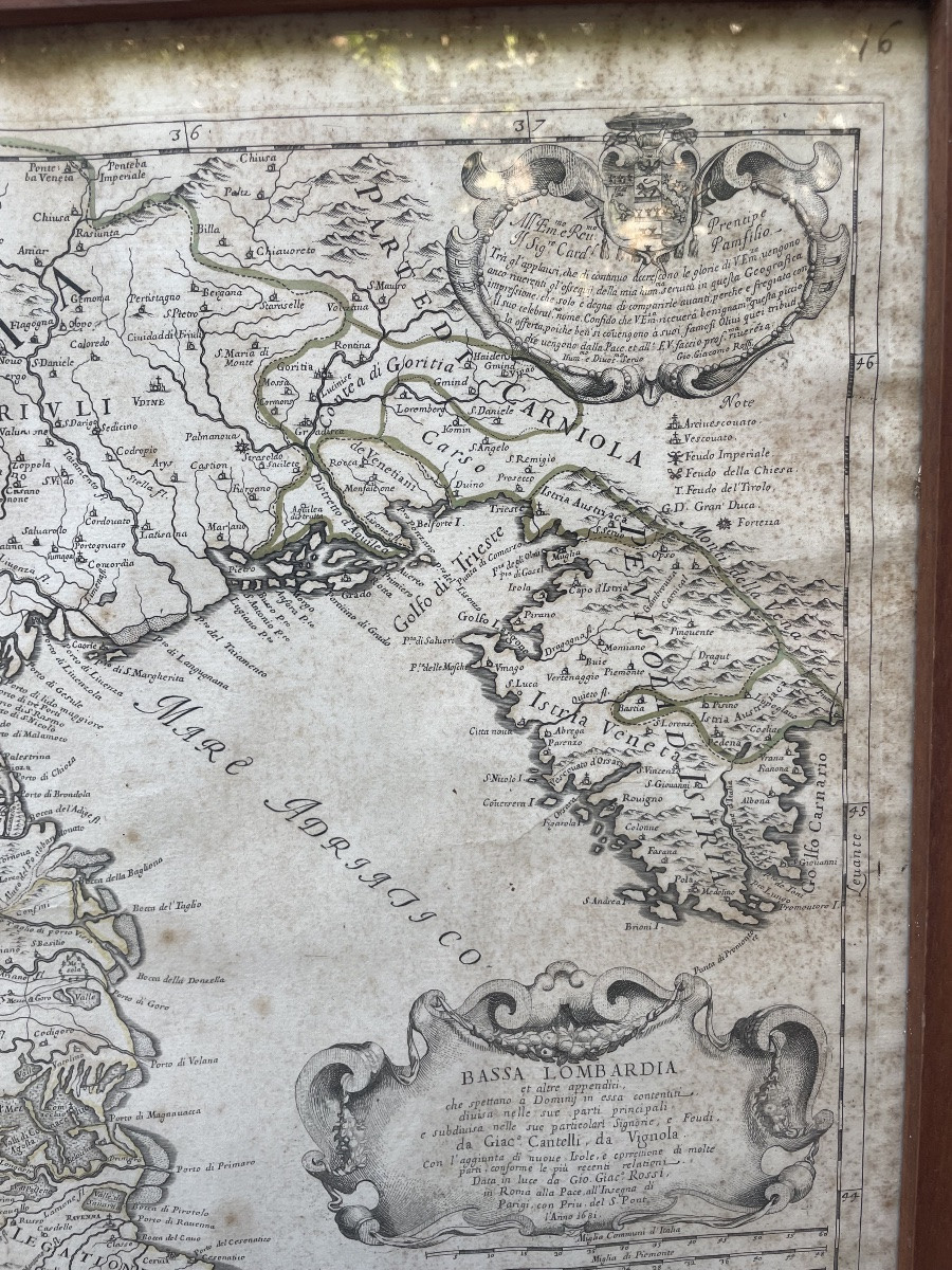 Geographical Map Nord Est Italy-photo-3