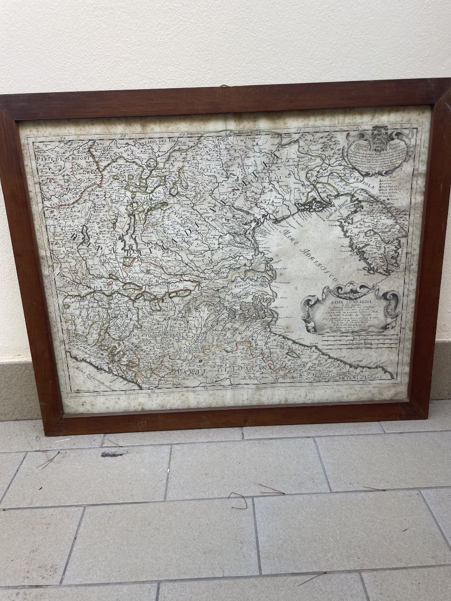 Geographical Map Nord Est Italy