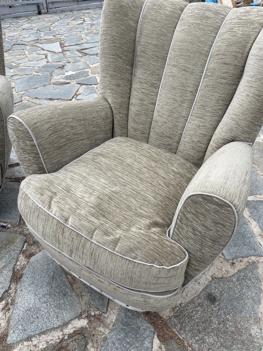 Pair Of 1950s Armchairs-photo-7