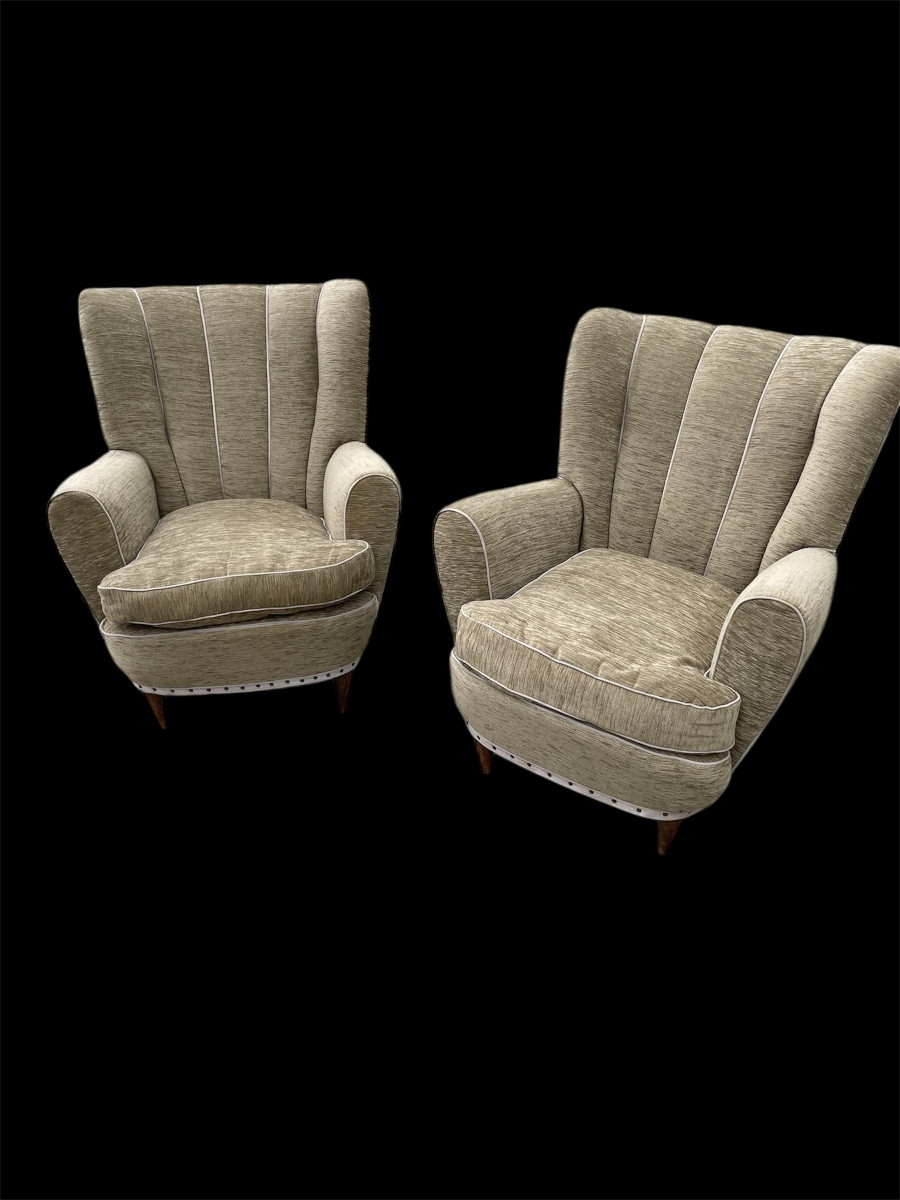 Pair Of 1950s Armchairs